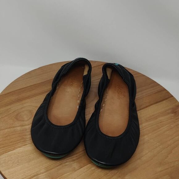 Tieks by Gavrieli Black Leather Ballet Flats- Womens- Size 7 - Picture 2 of 12